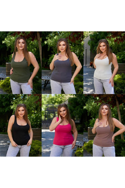 Базова майка в рубчик Базова майка в рубчик