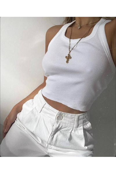 Топ майка з рубчика Топ майка з рубчика