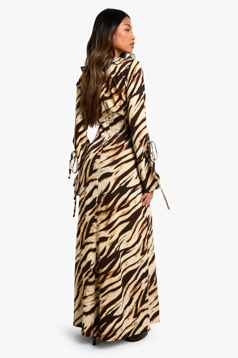 Текстурована сукня Maxi Shift Zebra Ruff
