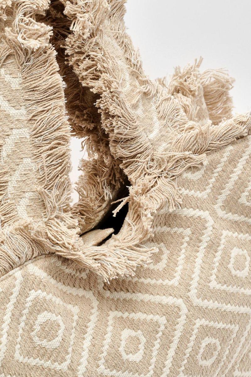 Негабаритний тканий пляжний сумка