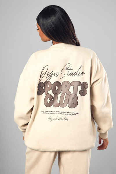 Величезний світшот Dsgn Studio Sports Bubble Slogan