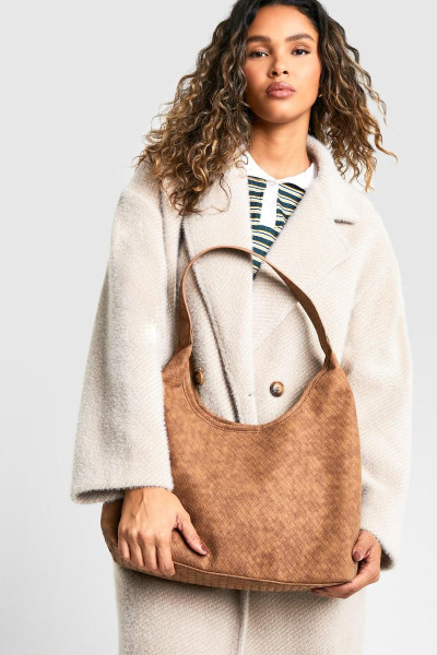 Потерта сумка через плече з поліуретанової тканини Потерта сумка через плече з поліуретанової тканини