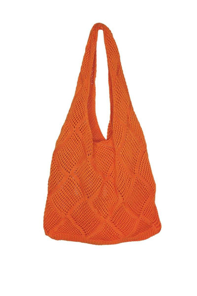 Слухата в'язана сумка для в'язання гачком Слухата в'язана сумка для в'язання гачком