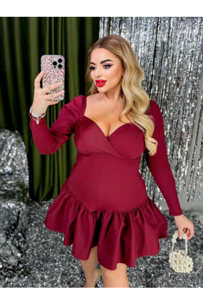 Сукня оборка 