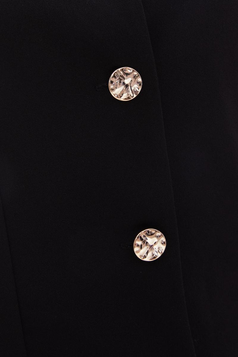 Чорний розкішний комбінезон