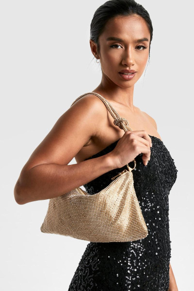 Сумка на плече Premium Slouchy Diamante