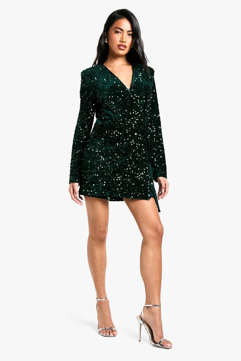 Оксамитовий комбінезон з блискітками