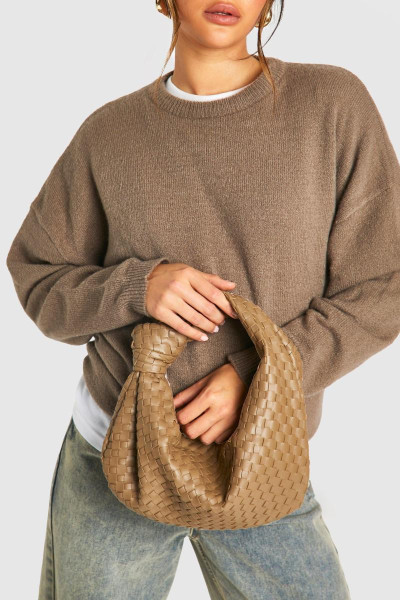 Плетена сумка з ручкою Плетена сумка з ручкою