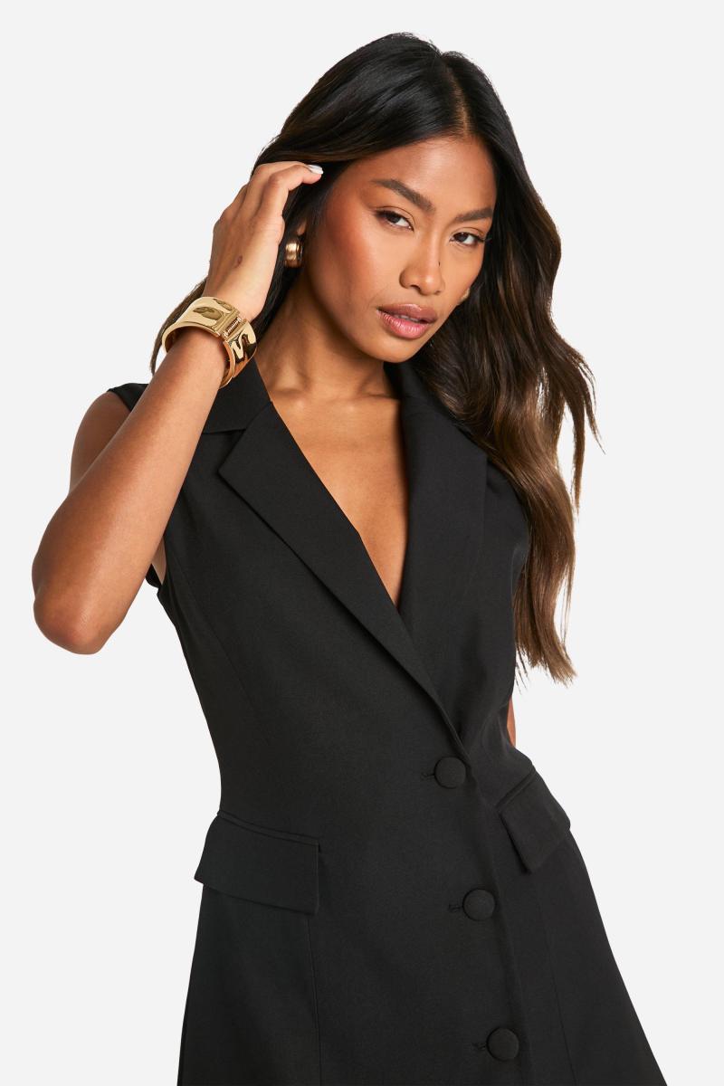 Зшитий піджак без рукавів