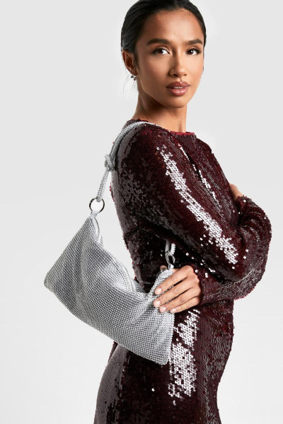 Сумка на плече Premium Slouchy Diamante
