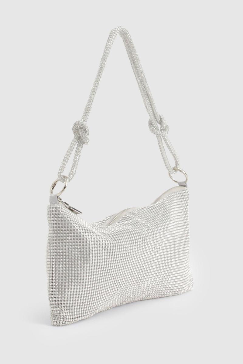 Сумка на плече Premium Slouchy Diamante