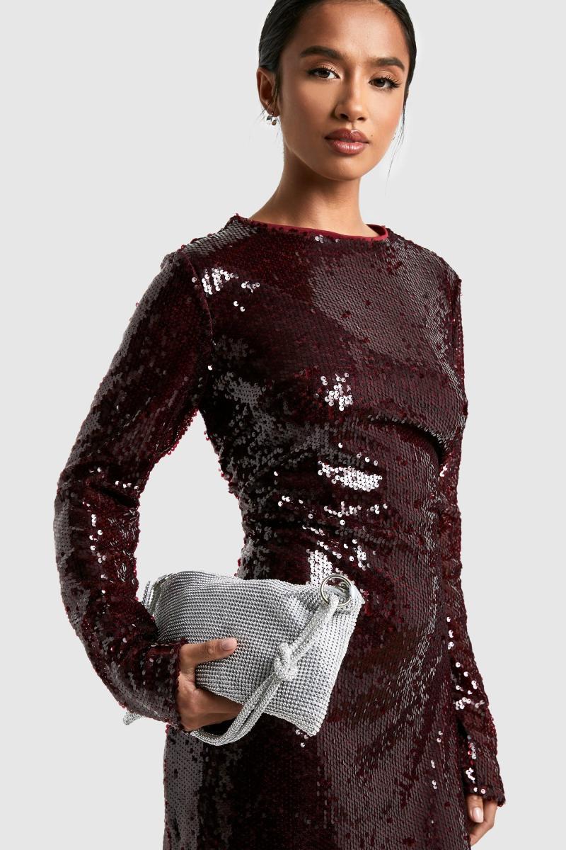 Сумка на плече Premium Slouchy Diamante