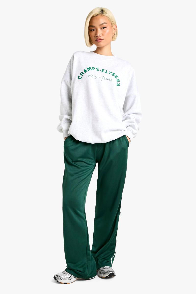 Champs Elysees Slagan негабаритний толстовка