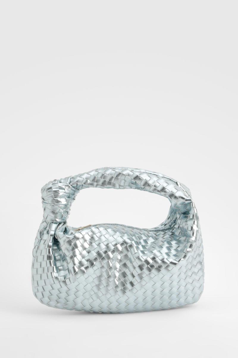 Сумка з плетеною ручкою