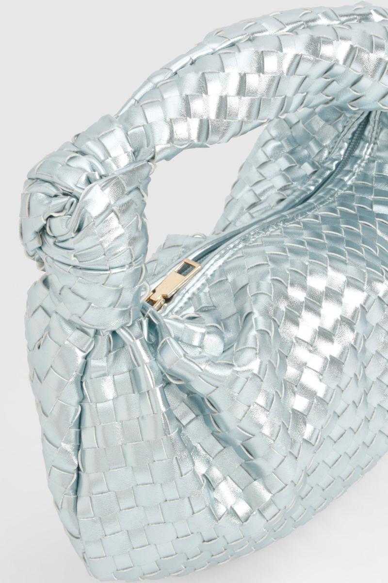 Сумка з плетеною ручкою