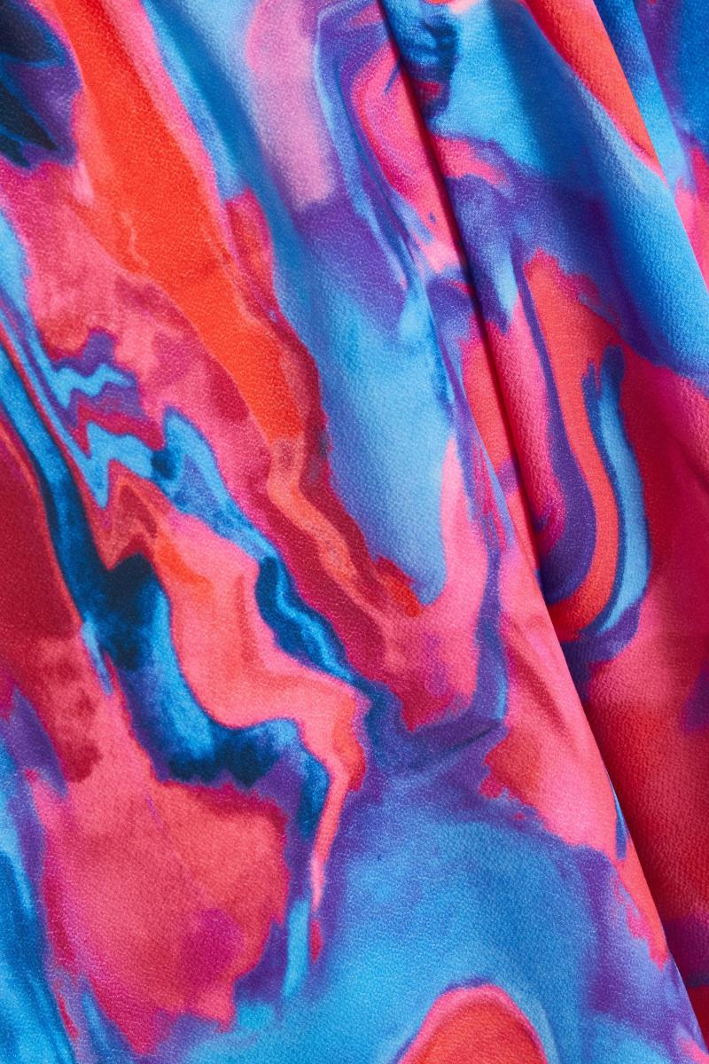 Playsuit Marble Print Bardot