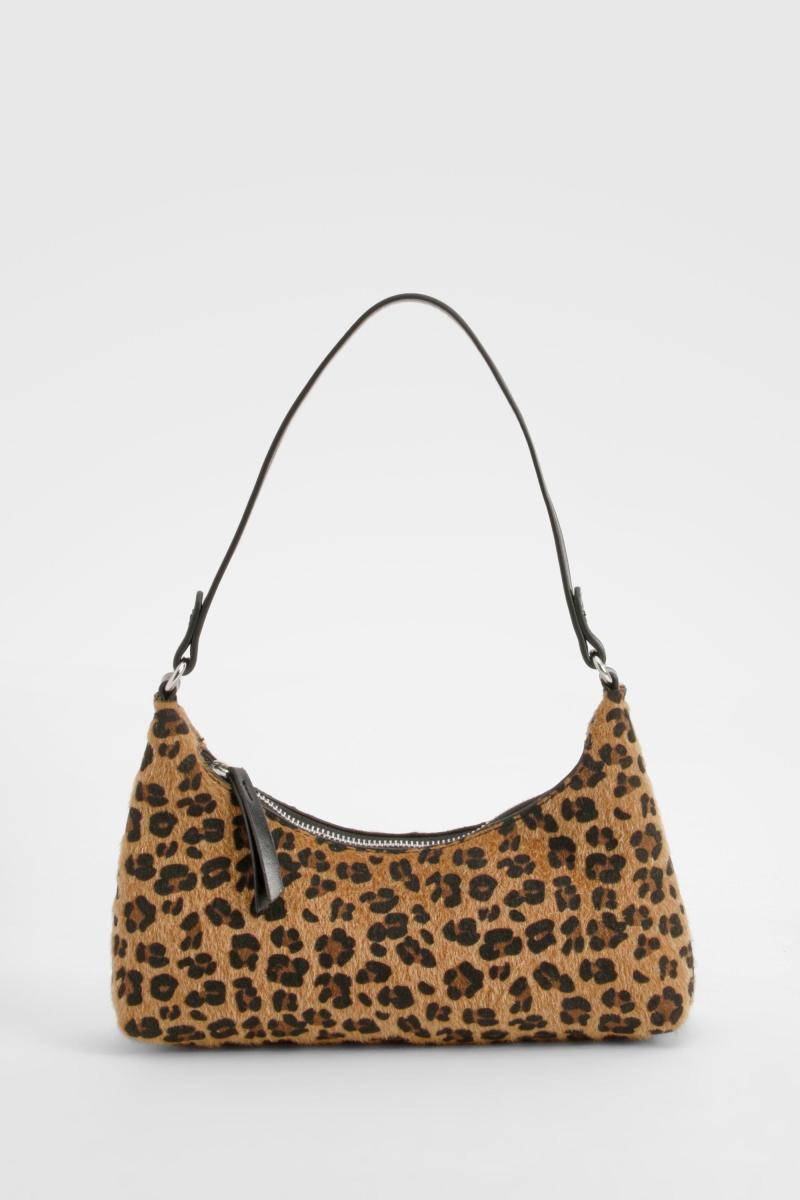 Сумка з текстурою леопарда