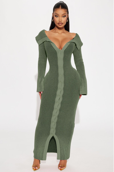 Светр-сукня Максі Меган