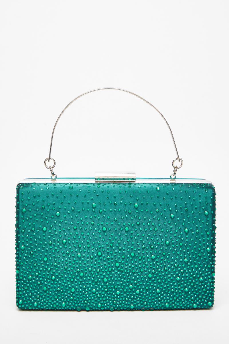 Зелений розкиданий діамантовий мішок