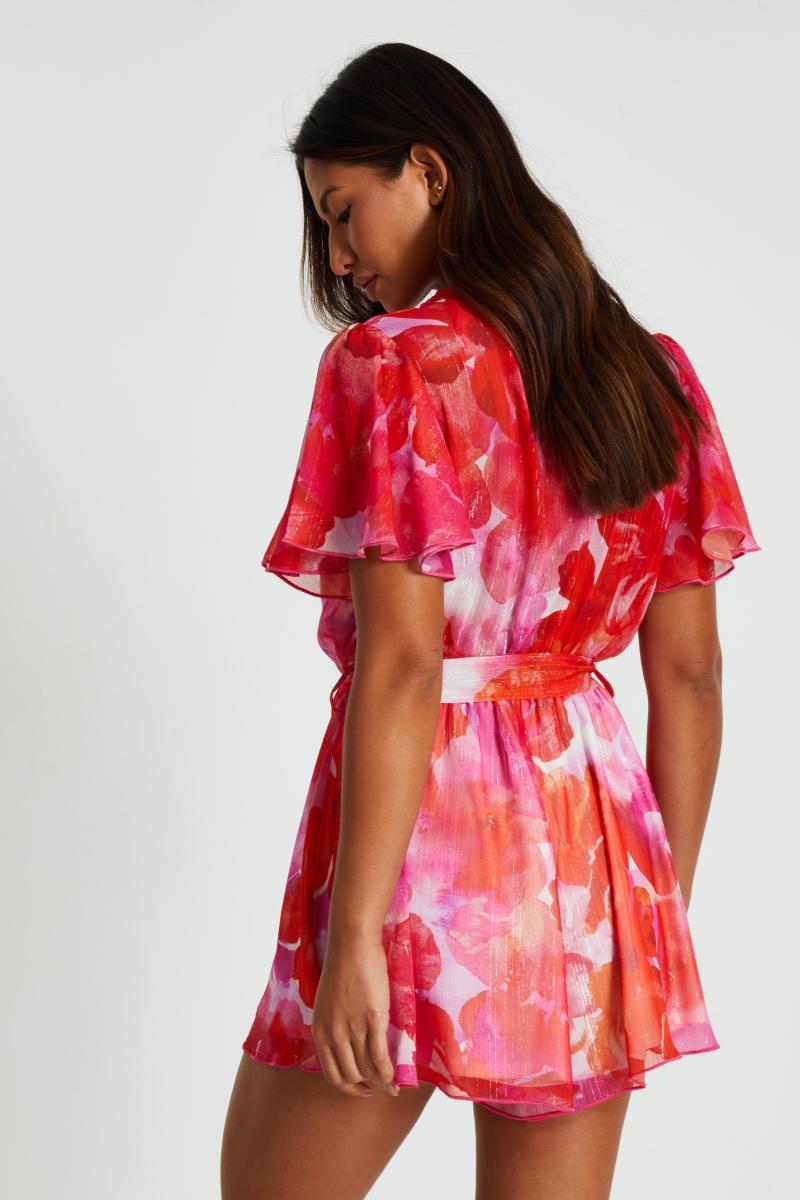 Квітковий металевий ігровий костюм